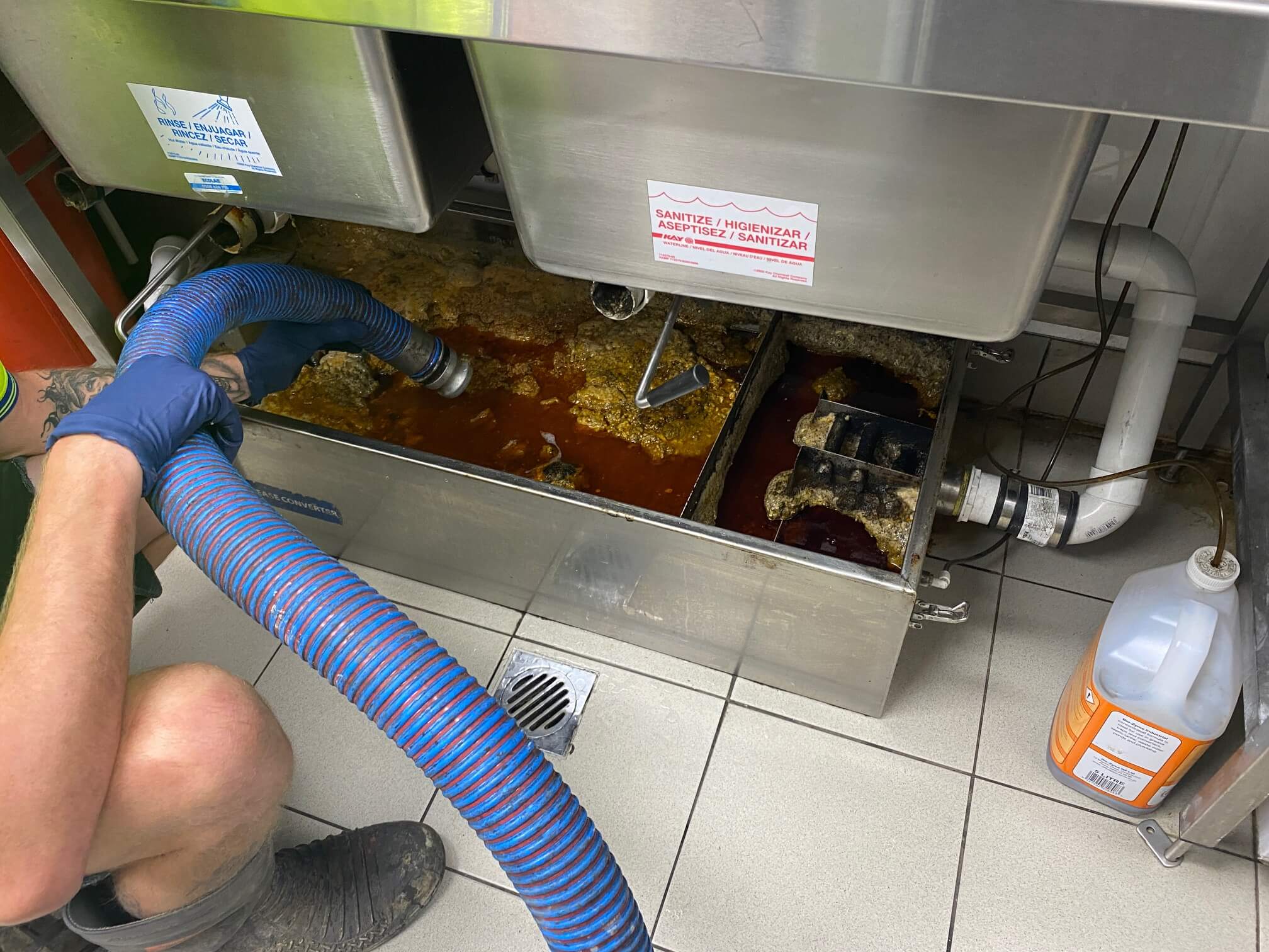 Grease Trap Cleaning in Moscow